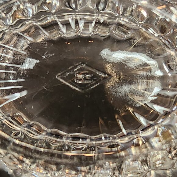 Elegant Depression Glass Heisey Ridgeleigh Creamer, Sugar, and Tray - Picture 9 of 13